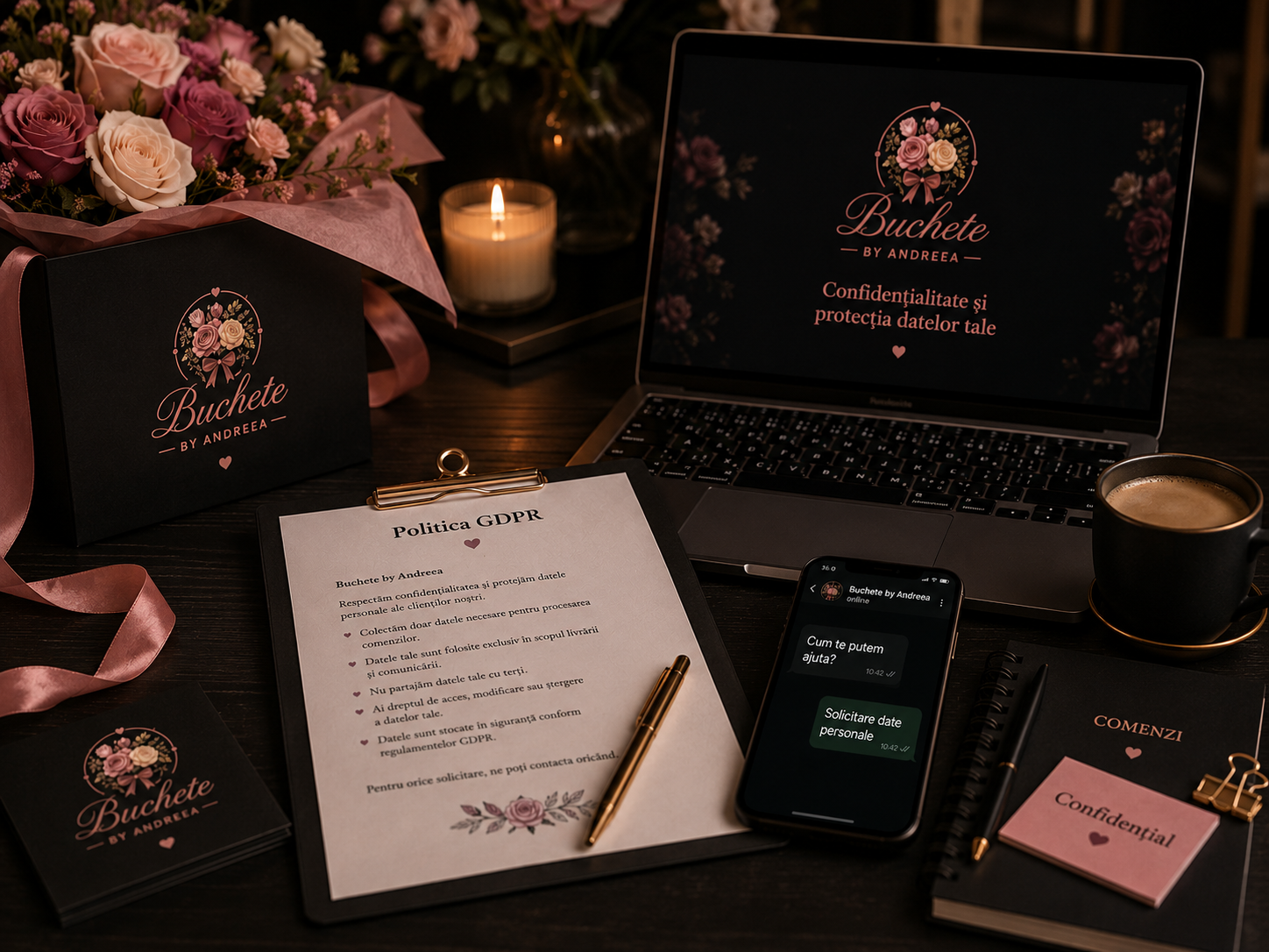 Contact GDPR Buchete by Andreea